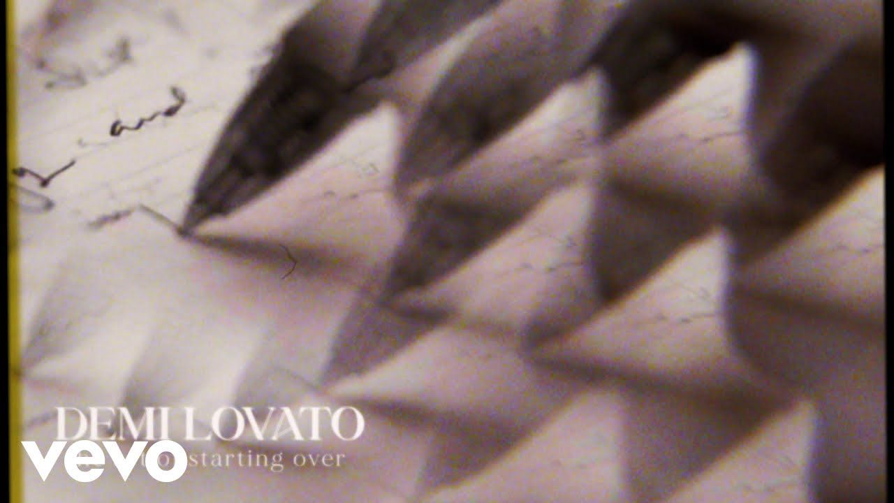 Demi Lovato – The Art Of Starting Over (Official Audio Visualizer)